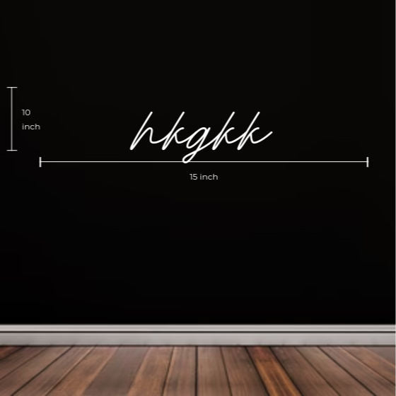 Custom FloRo Neon Sign