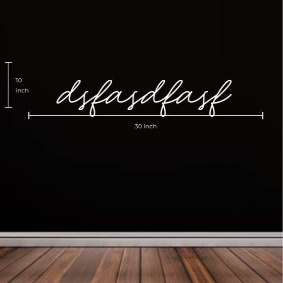 Custom FloRo Neon Sign