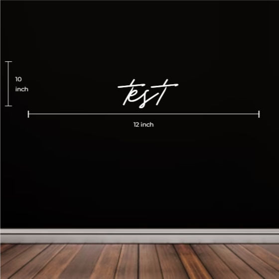 Custom FloRo Neon Sign