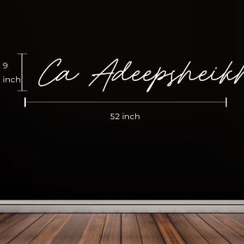 Custom FloRo Neon Sign