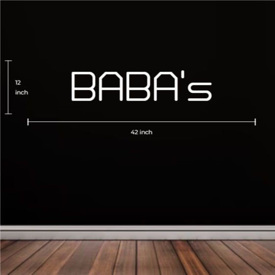 Custom FloRo Neon Sign