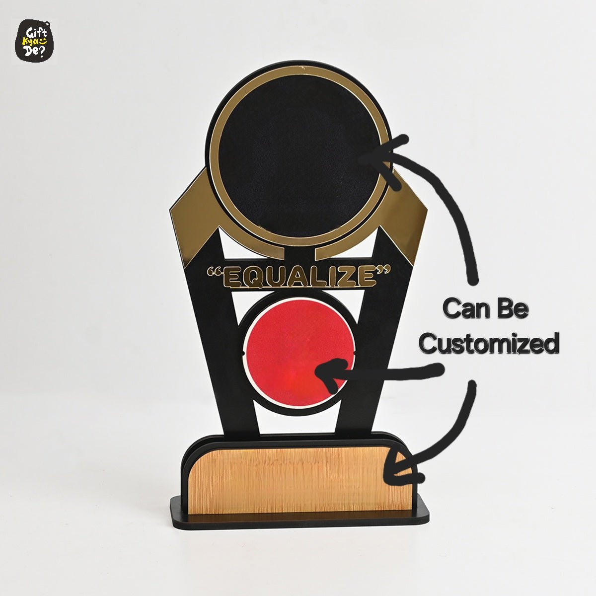 Customize Wooden Memento Award And Trophy for School, Office Or Events | Corporate Gifts | Eco-Friendly