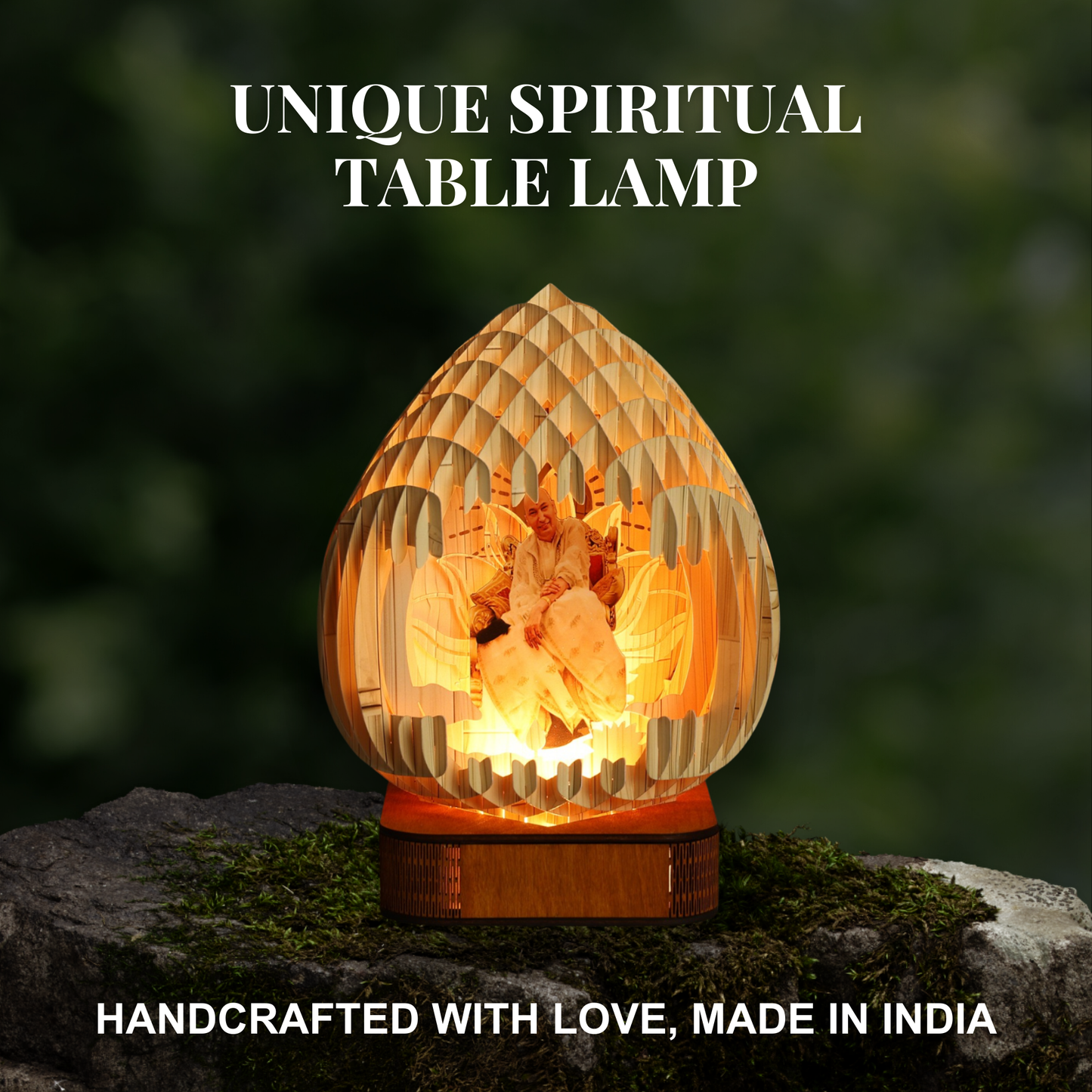 Guruji Premium and Rare Fancy GURUJI LED Night Lamp Light Lamp for Spiritual Ambiance