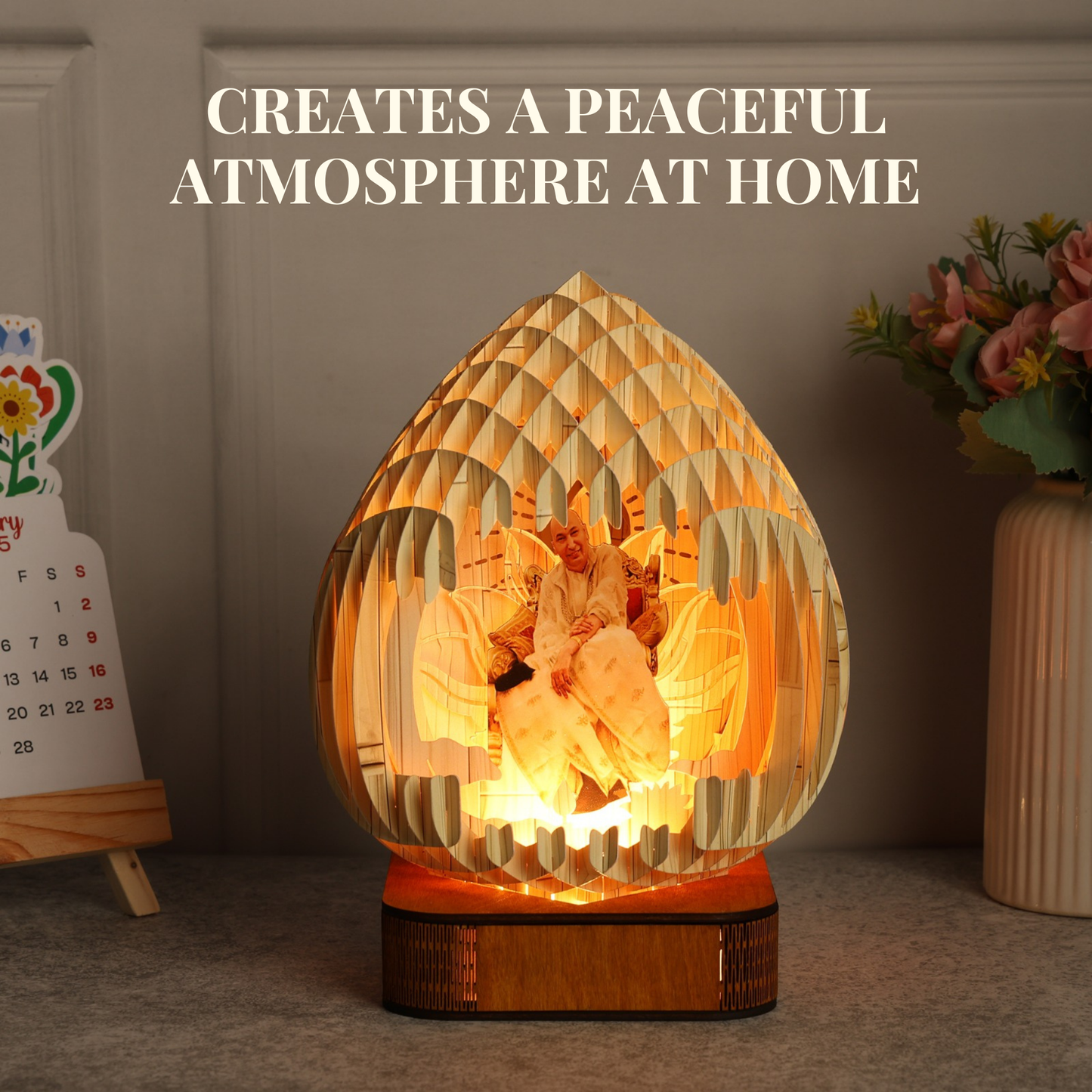 Guruji Premium and Rare Fancy GURUJI LED Night Lamp Light Lamp for Spiritual Ambiance