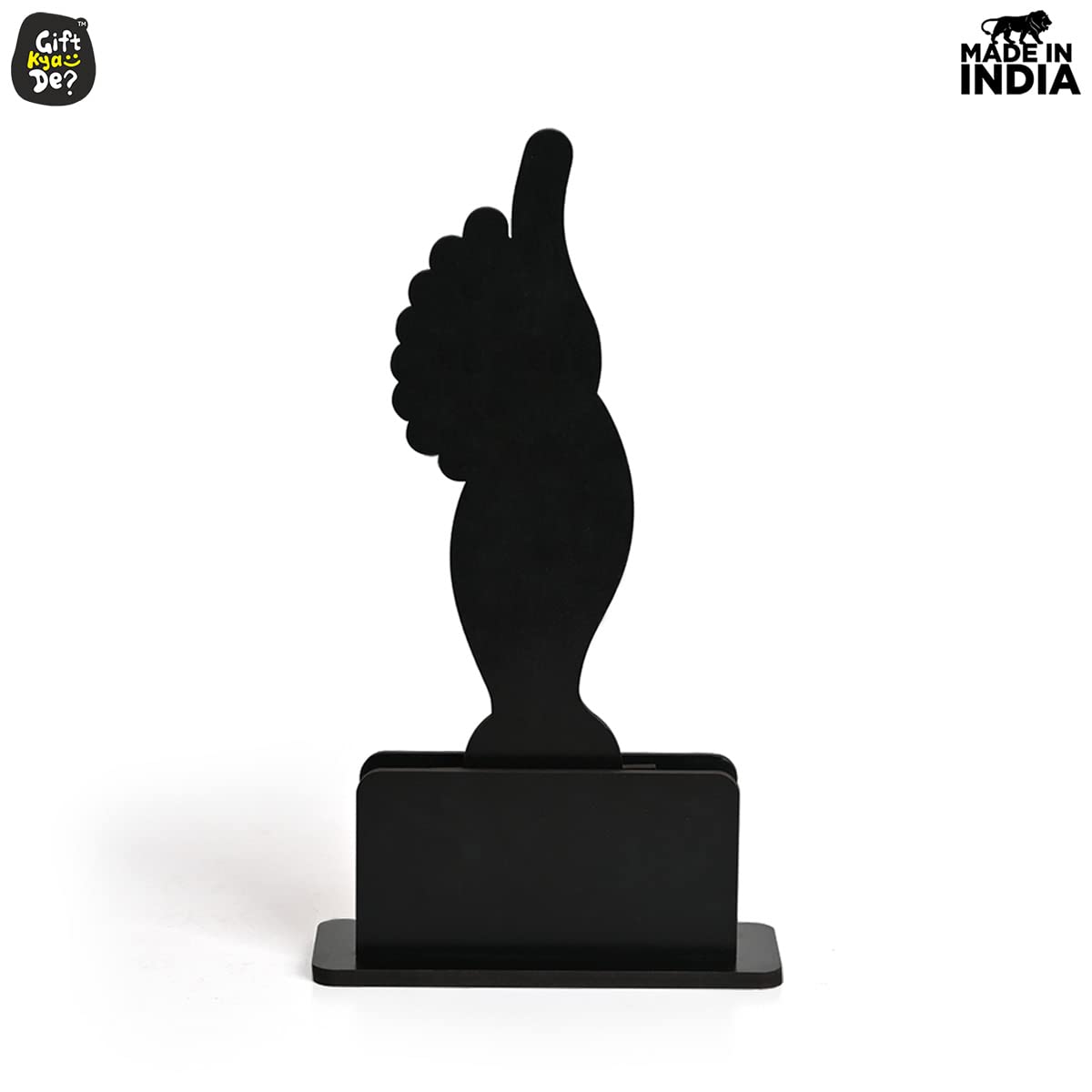 Momento Awards and Trophy for Winner, Beautiful Black and Bamboo Design with Wooden Cutwork, Easy Print and Sticker Paste Your Matter, Eco Friendly Corporate Gifts (Size 10x6)