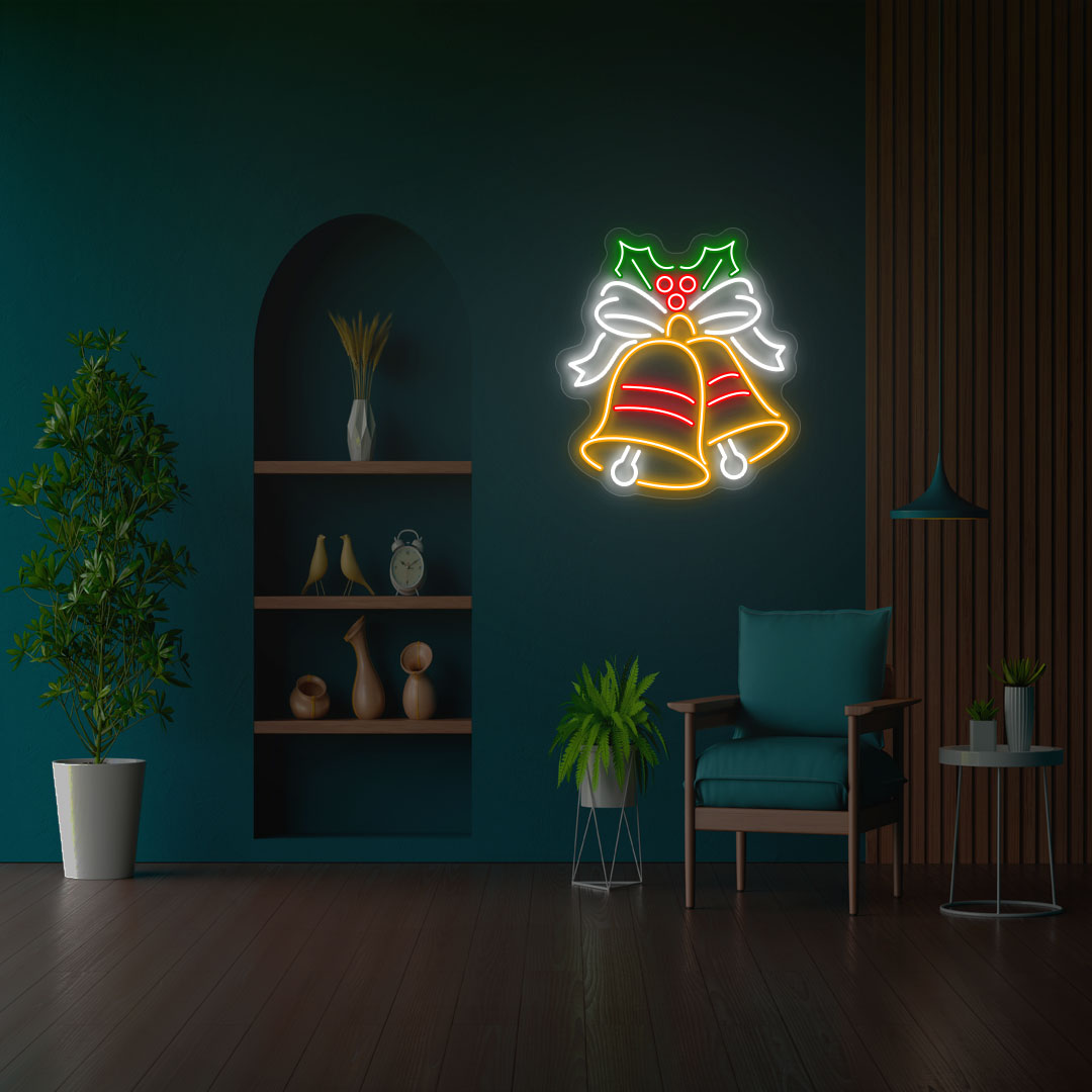 Christmas Bell Neon Sign