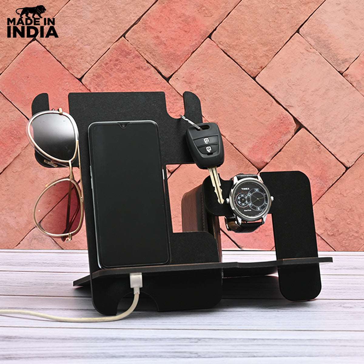 5 in 1 Personal Organizer with Mobile Stand | Best Gift for Him/Men/Boys