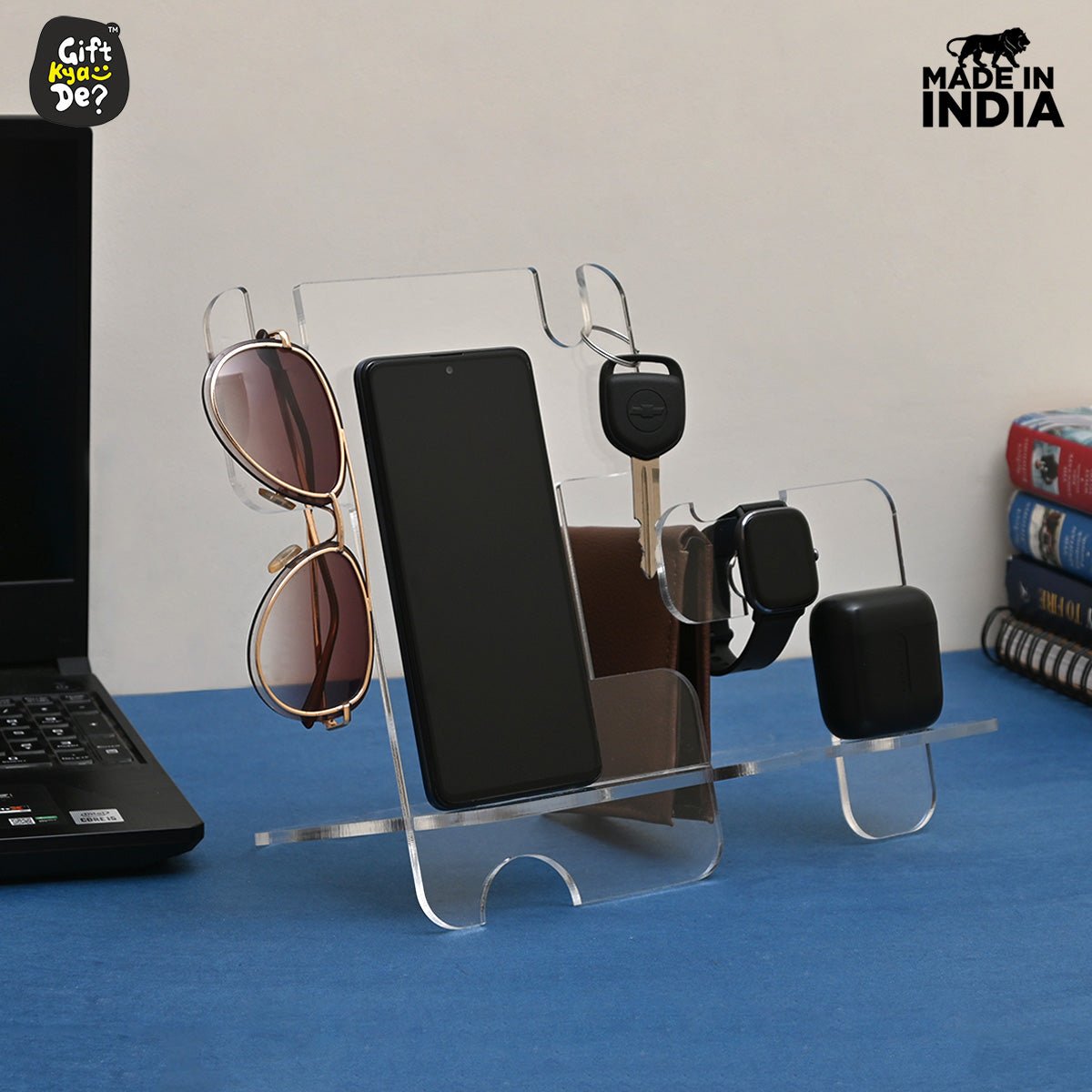 5 in 1 Personal Organizer with Mobile Stand | Best Gift for Him/Men/Boys