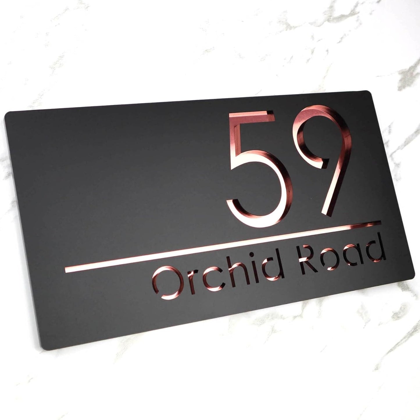 MustHome |Name Plate For Home, Office & Outdoor Entrance | 15X30 cm
