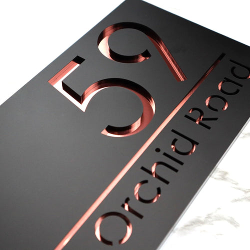 MustHome |Name Plate For Home, Office & Outdoor Entrance | 15X30 cm