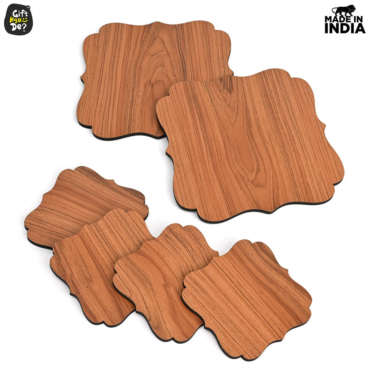 Kitchen Coasters for Hot Utensils & Anti Slip Coaster Set for Big Hot Pots, Pans, Casserole & Bowl