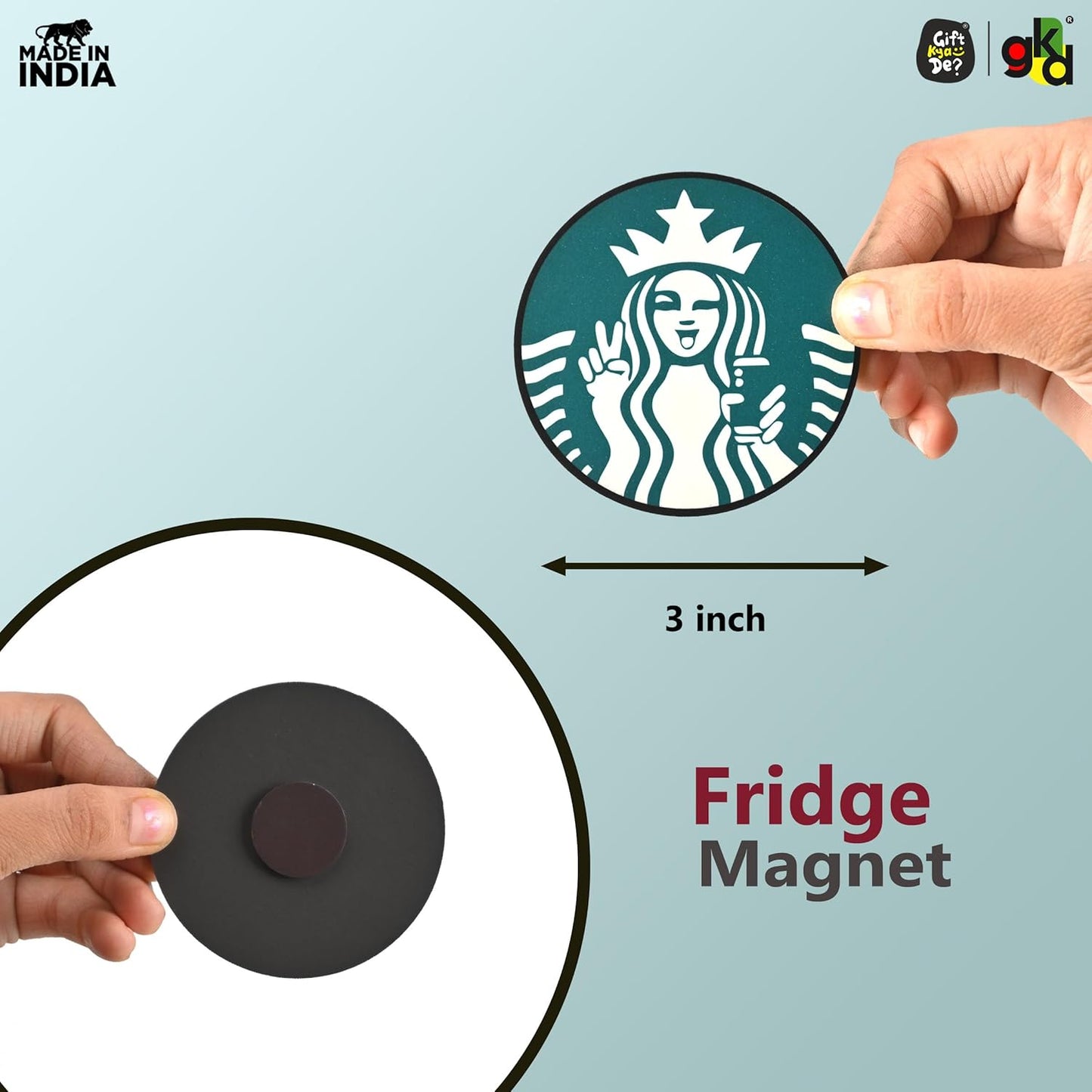 Wooden Fridge Magnets – Set of Unique & Customizable Designs