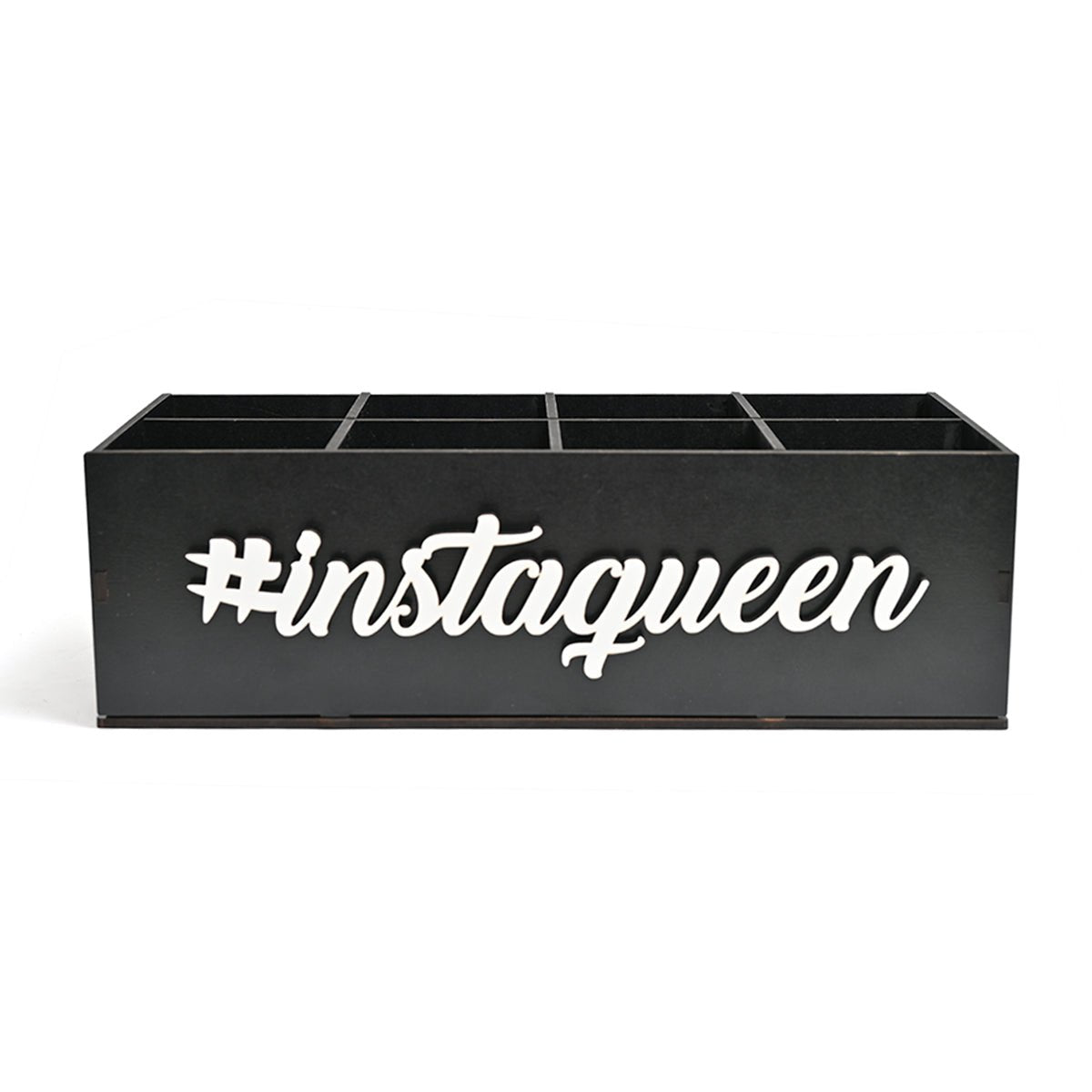 Personal Organizer and Makeup Box 8 Compartment Multi-Storage Box