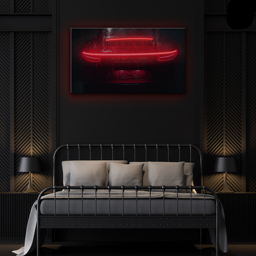 Porsche V1 LED Neon Art