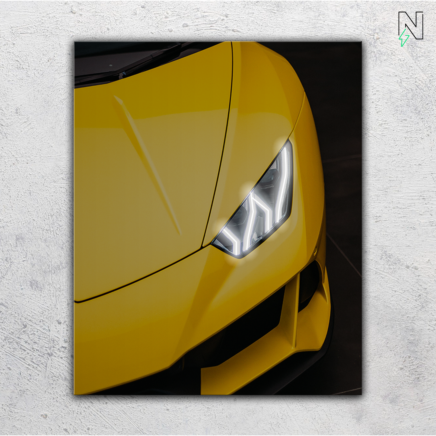 Lamborghini V9 LED Neon Art