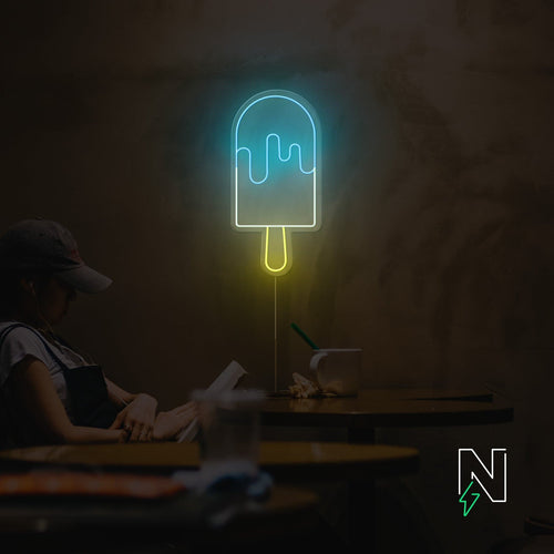 Ice Cream Stick Neon Sign