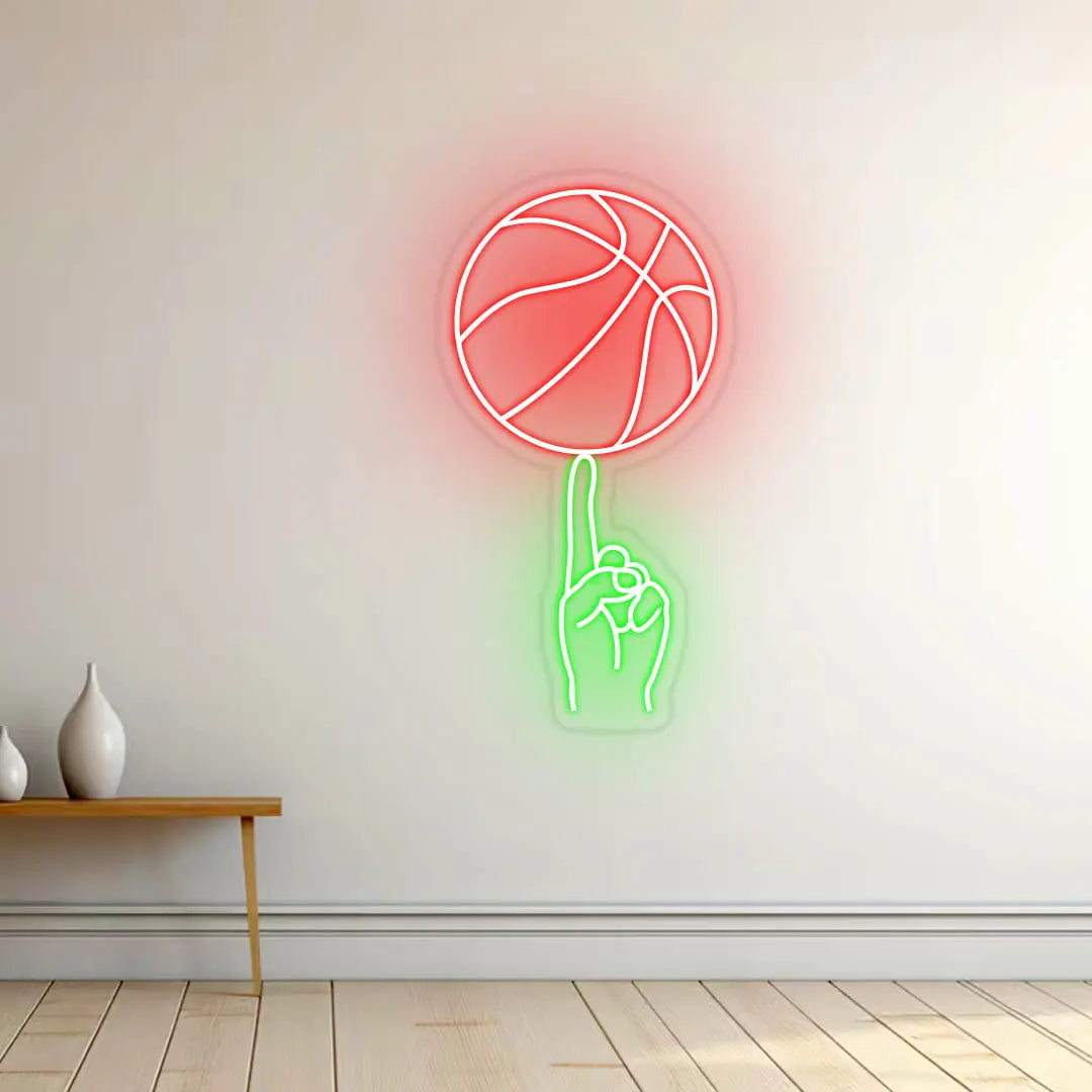 Basketball Neon Sign Game Room Led Light