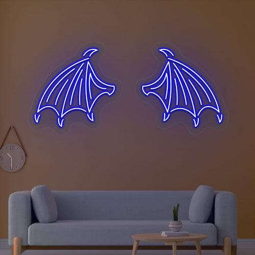 Bat Wings Neon Sign