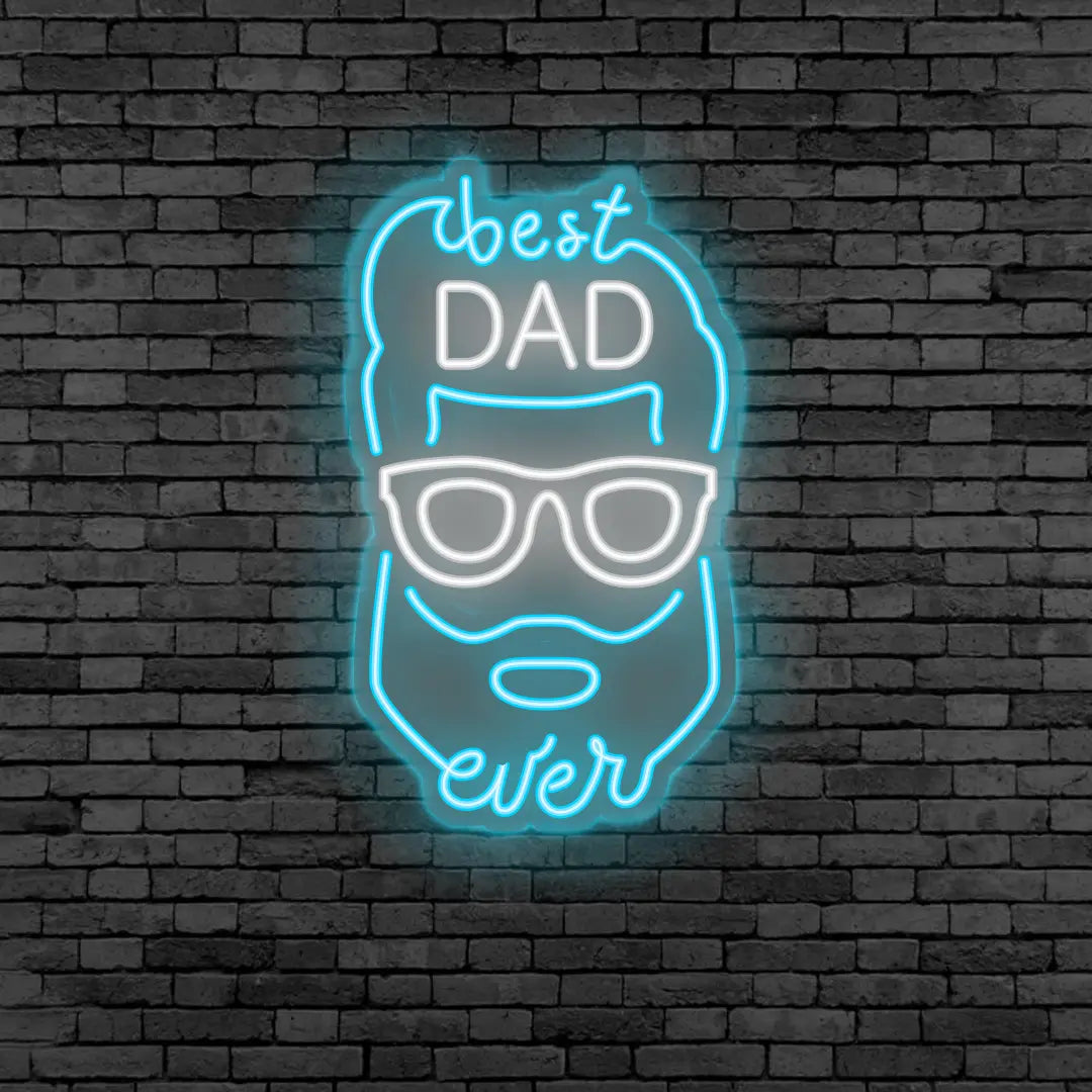 Best Dad Ever Neon Sign