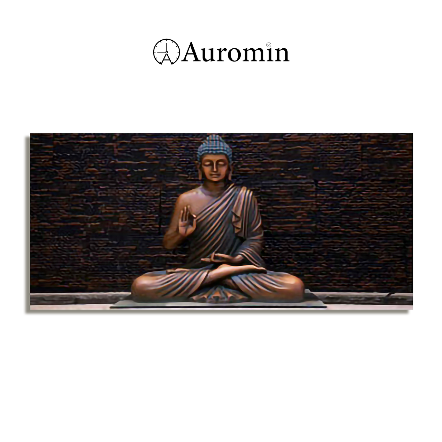 Lord Buddha Meditating Statue Canvas Wall Painting