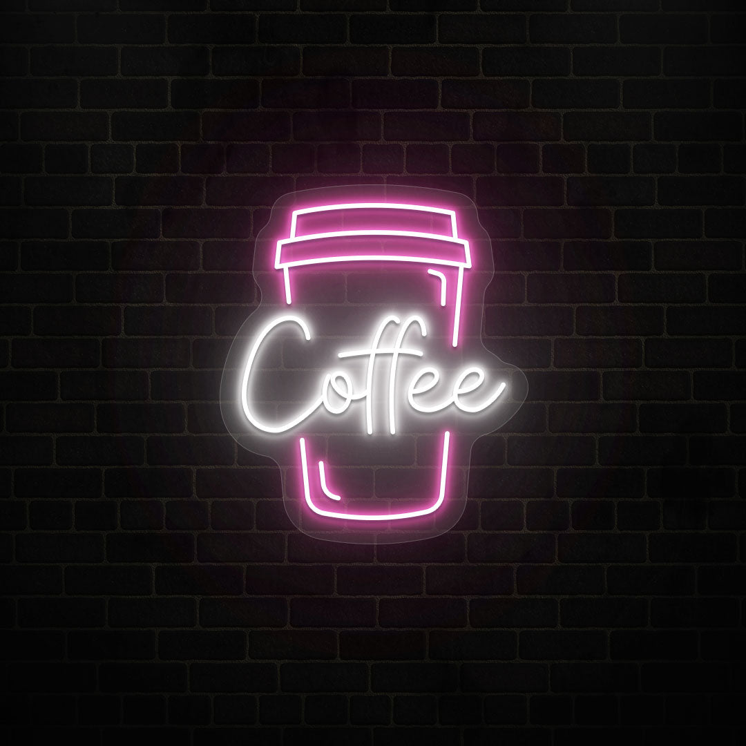 Coffee Cup Neon Sign