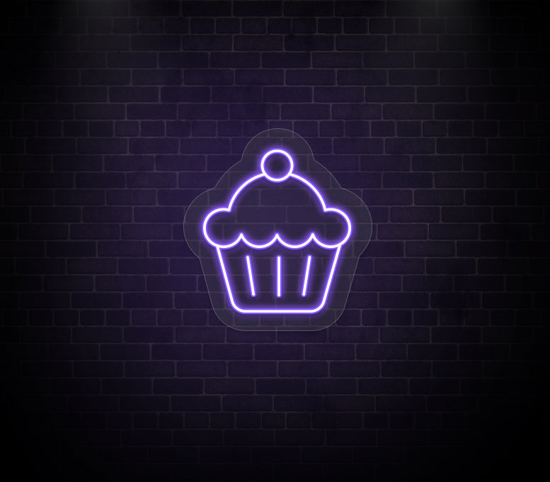 Cupcake Neon Sign