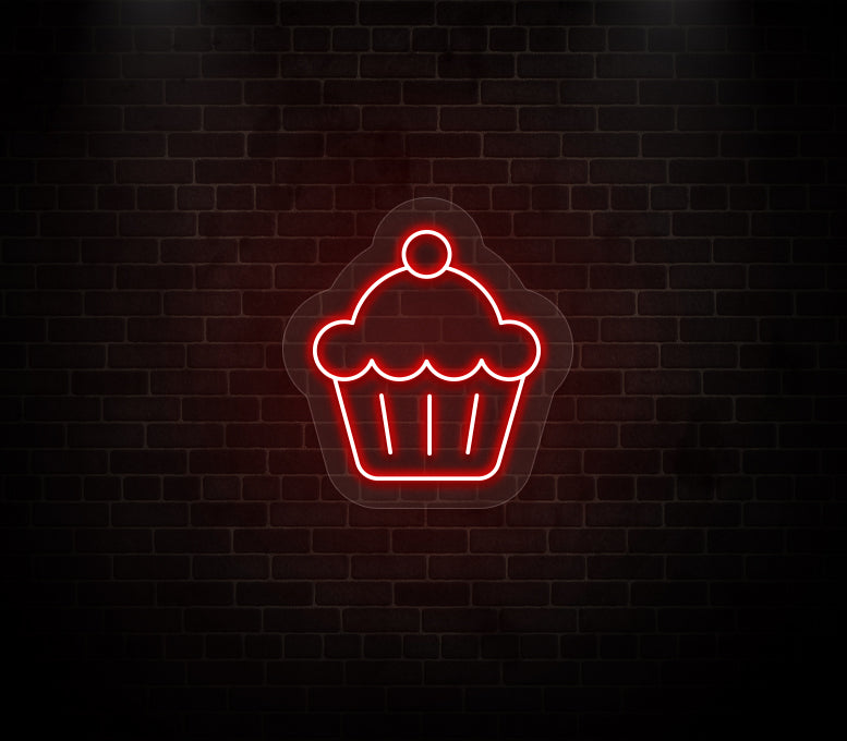 Cupcake Neon Sign