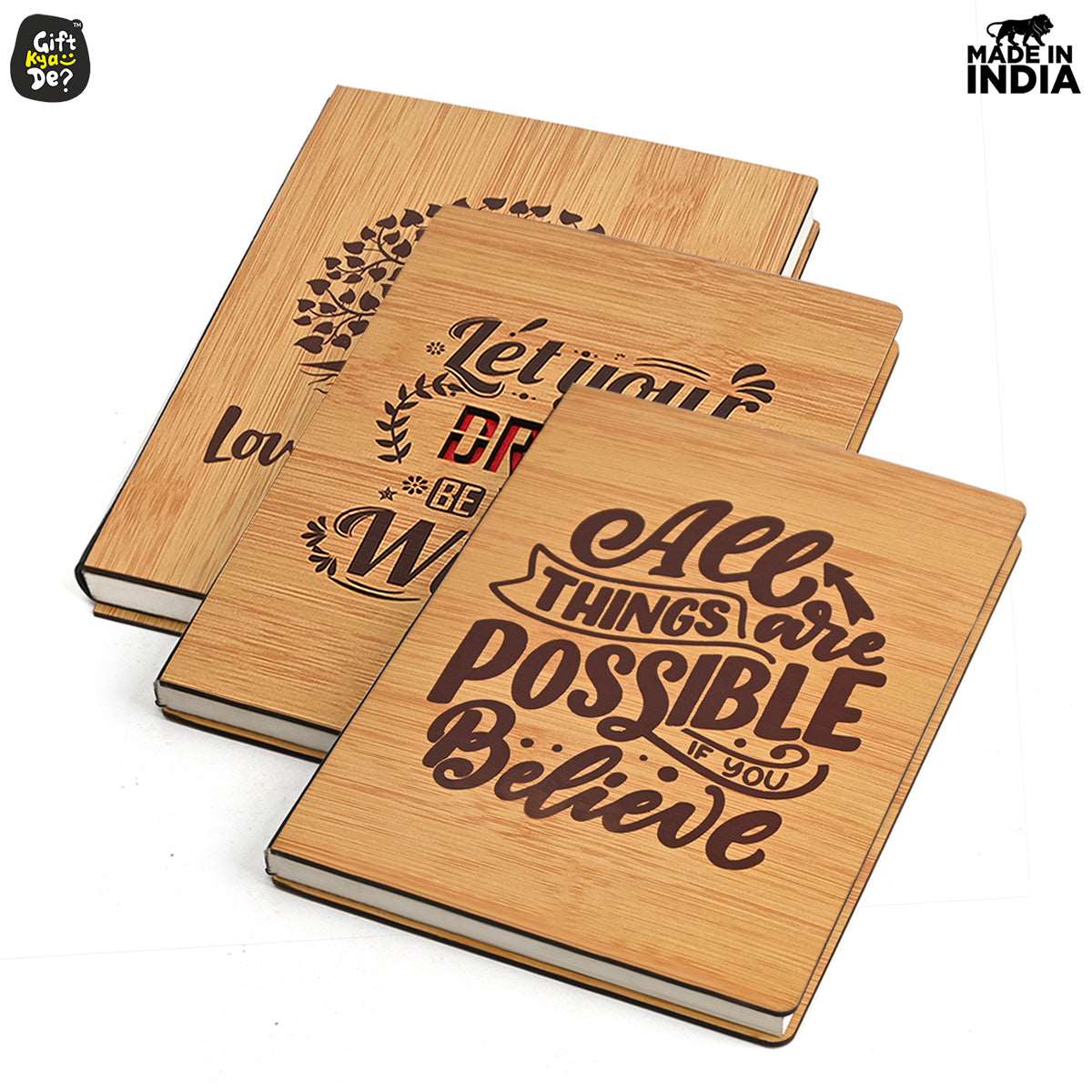 Diary Notebook | Motivational Quotes On Diary Front | Corporate Gifts (100 quality pages 8x6inch)