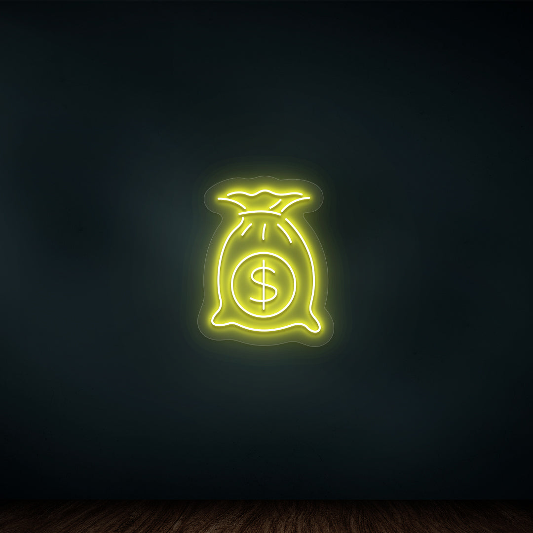 Dollar Bag Neon Sign