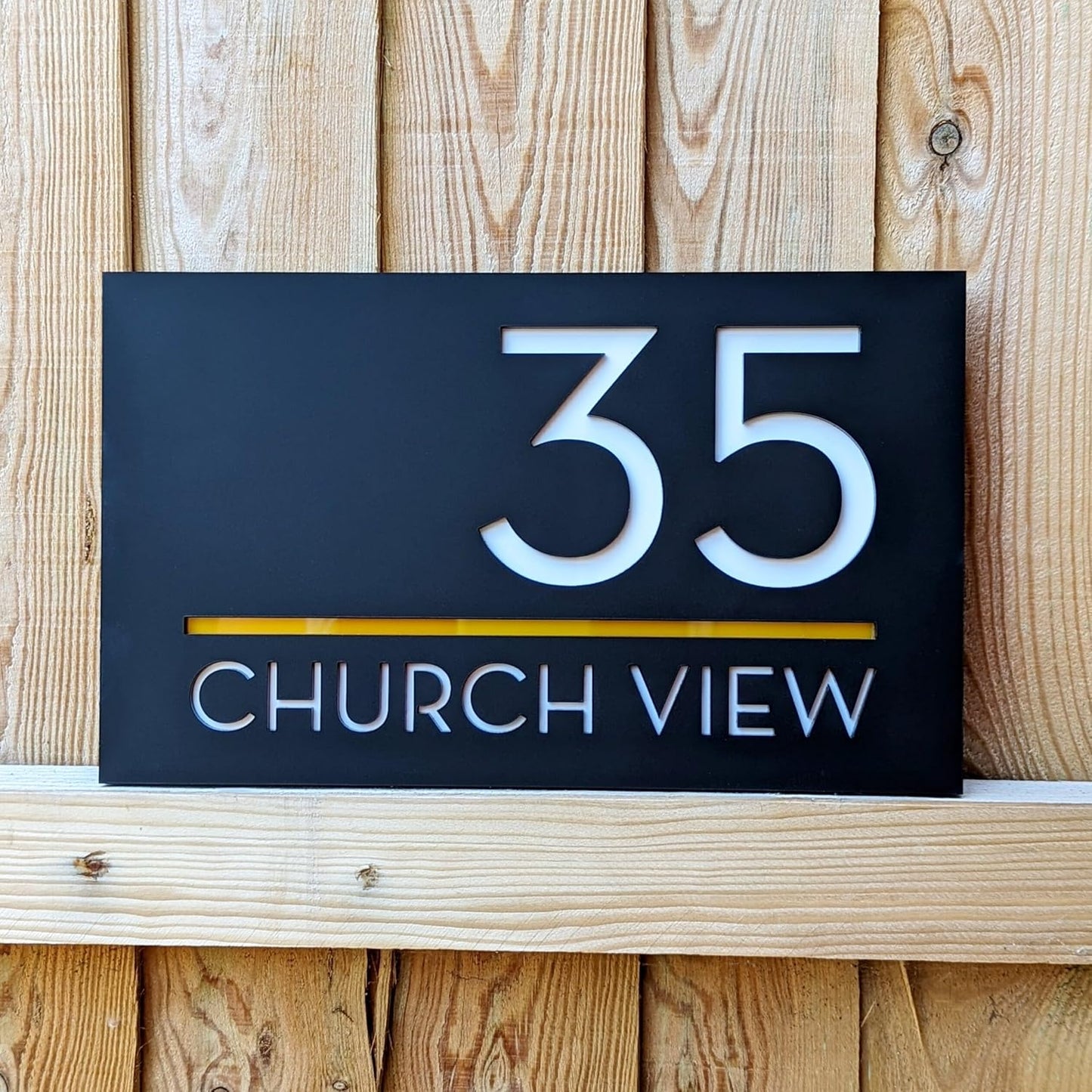 FusionEdge Home | Name Plate For Home, Office & Outdoor Entrance | 15X25 cm