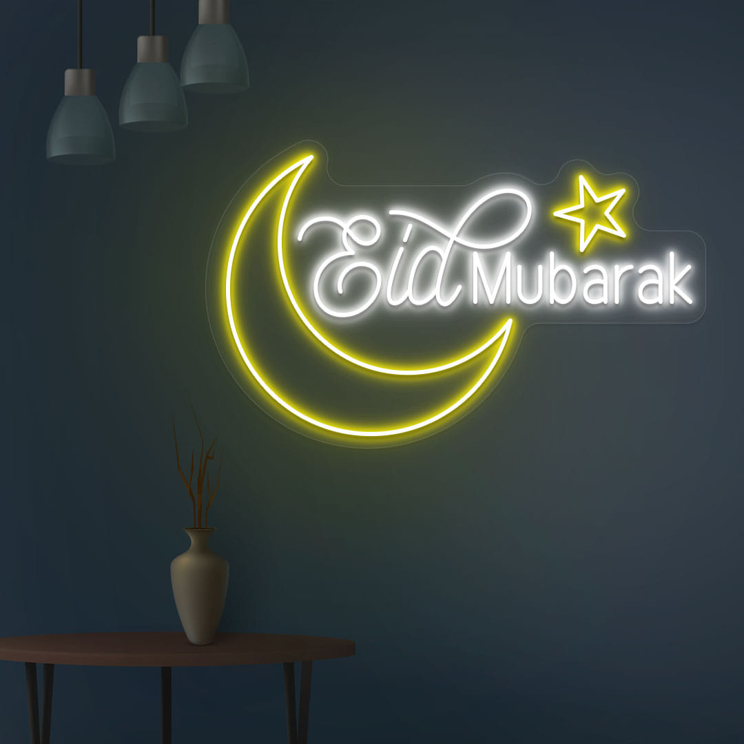 Eid Mubarak Neon Light