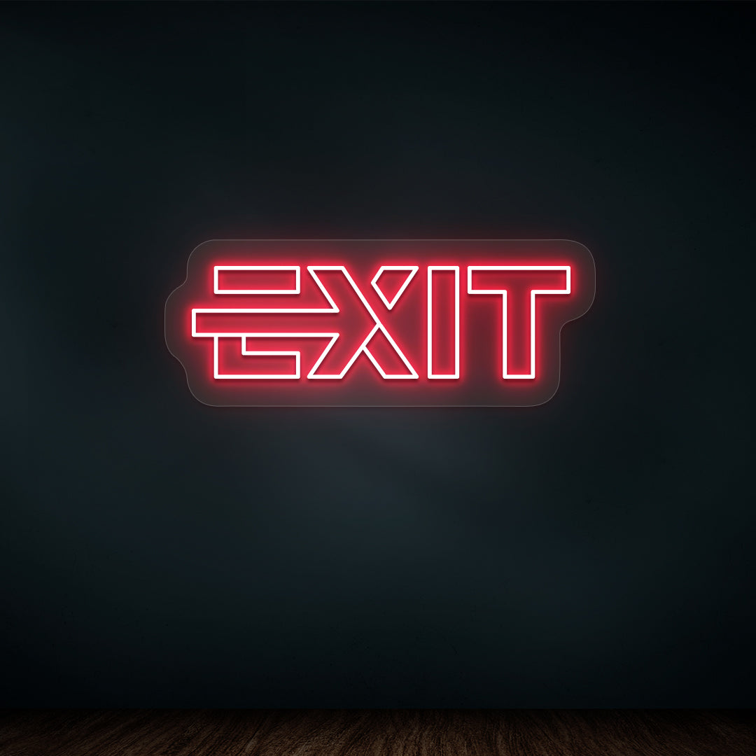 Exit Neon Sign LED Light