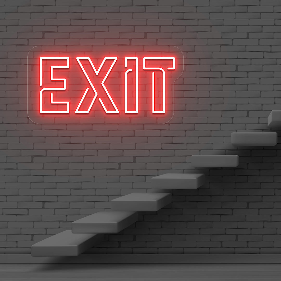 Exit Neon LED Light
