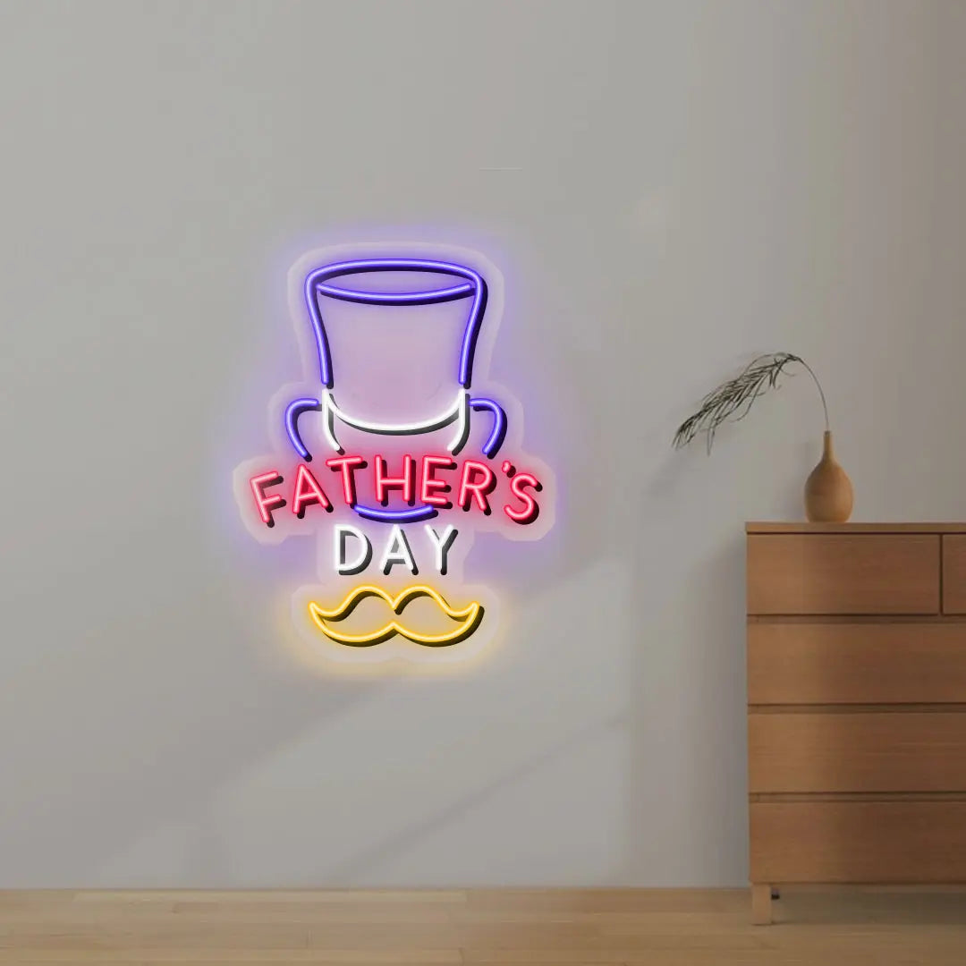 Father's Day Neon LED Light