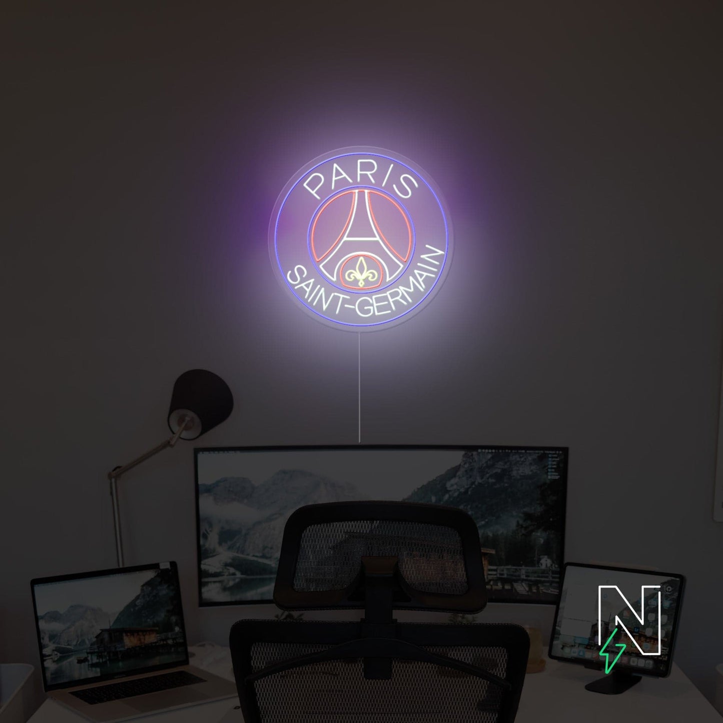 Paris Saint Germain Neon Sign