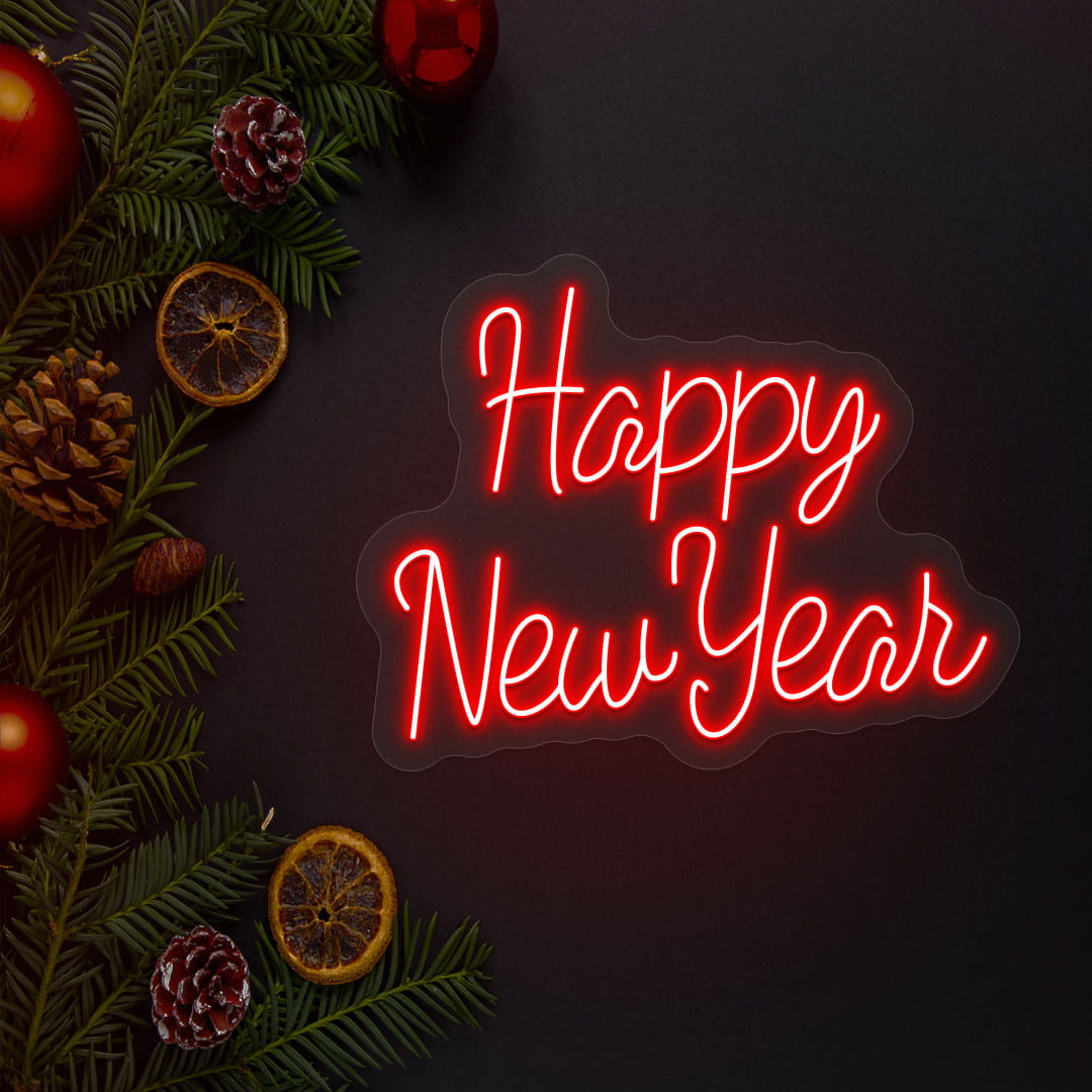 Happy New Year Neon Sign