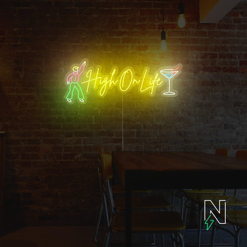 High On Life Neon Sign