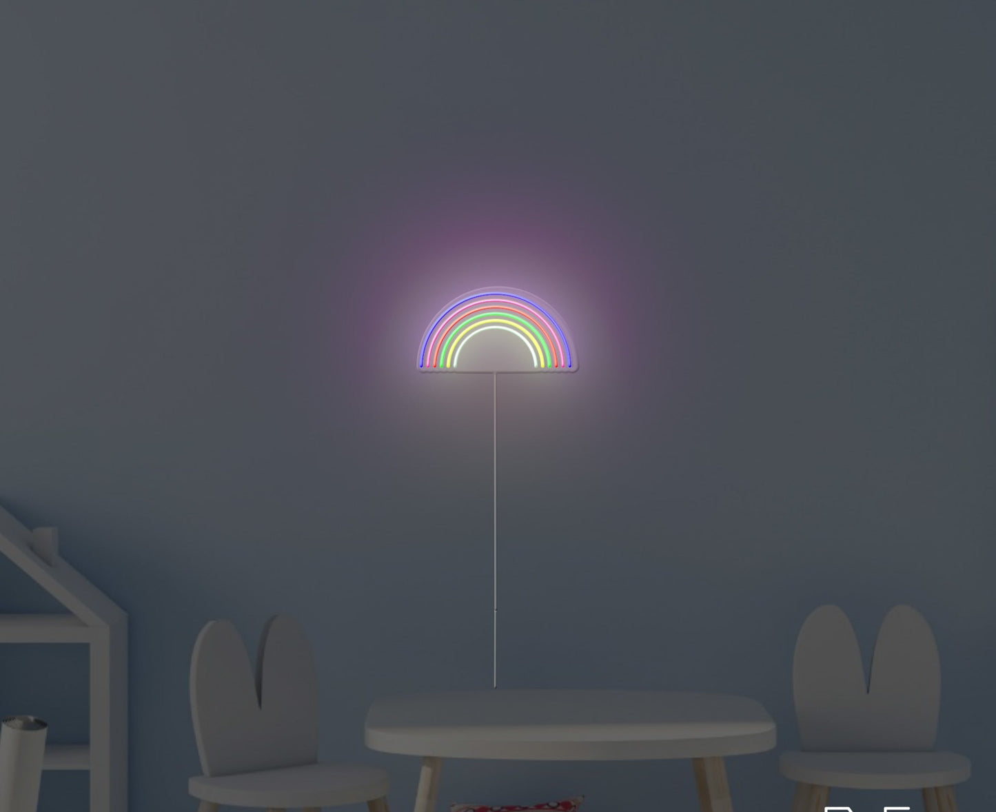 Rainbow Neon Sign