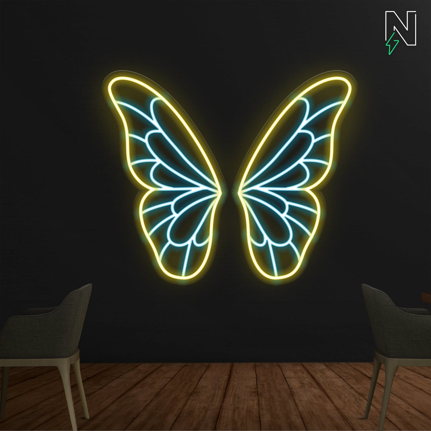 Butterfly Wings Neon Sign