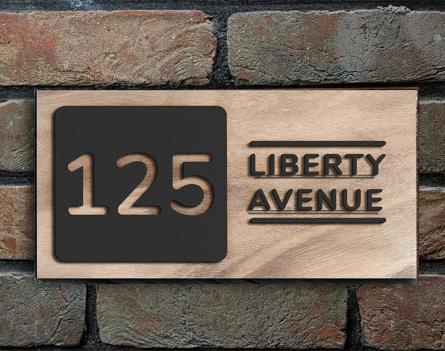 FusionEdge Home | Name Plate For Home, Office & Outdoor Entrance | 15X30 cm
