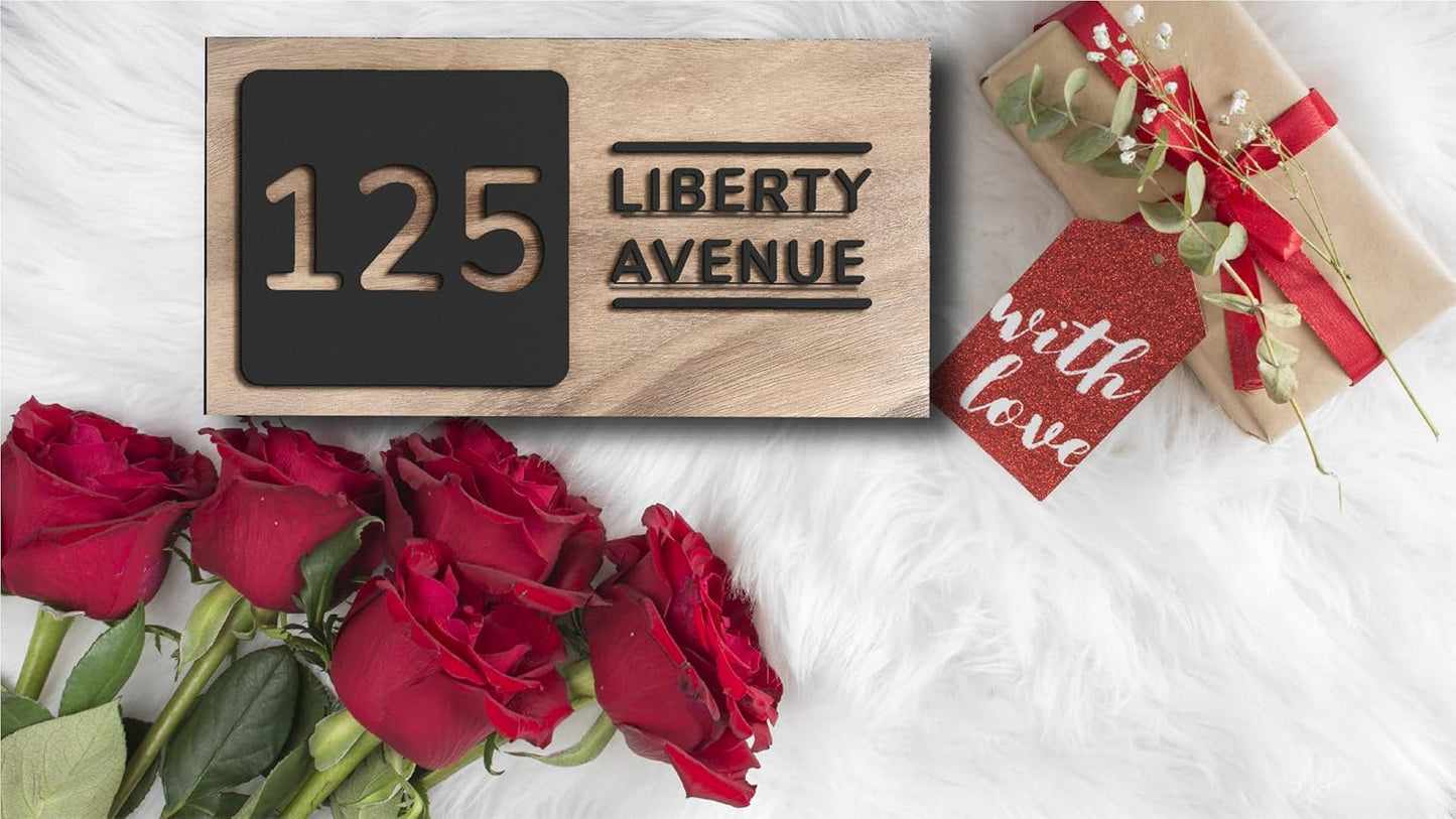 MustHome | Name Plate For Home, Office & Outdoor Entrance | 15X30 cm