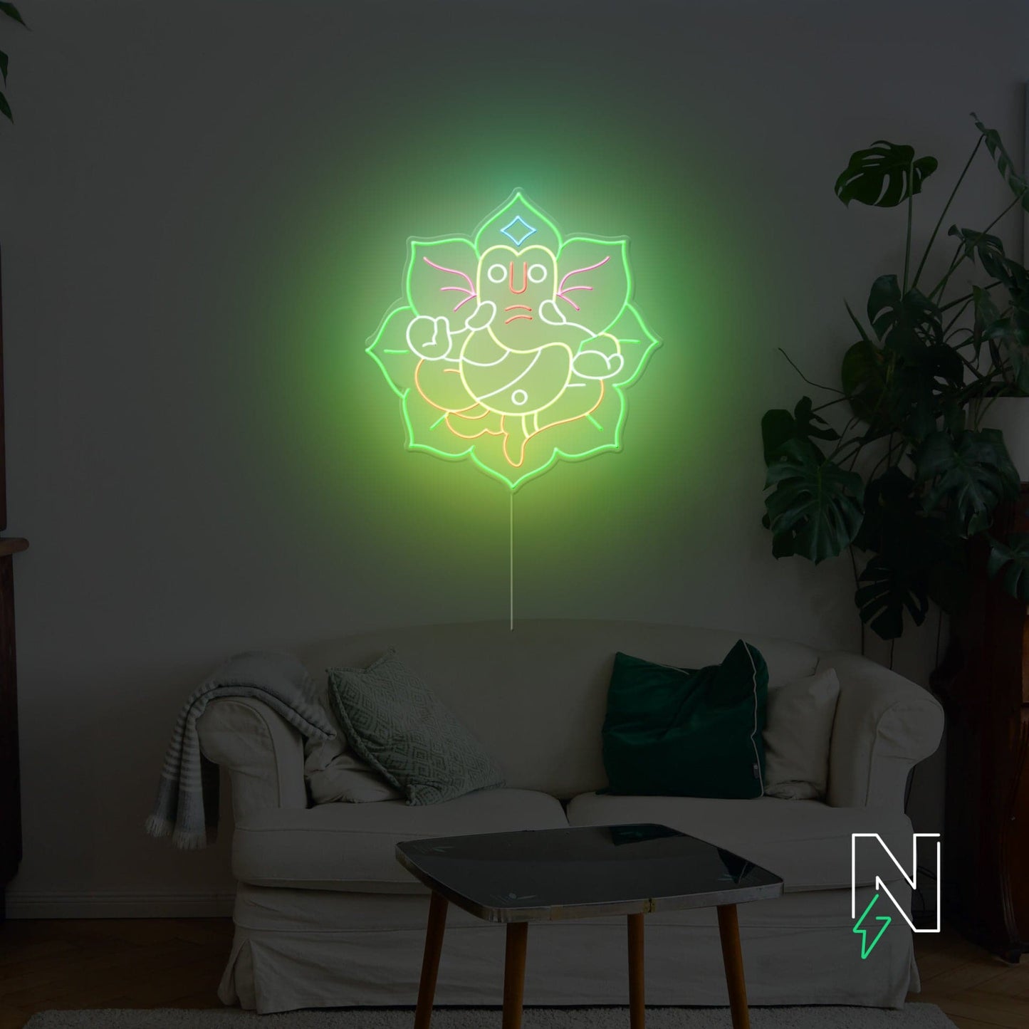 Ganesh Neon Sign