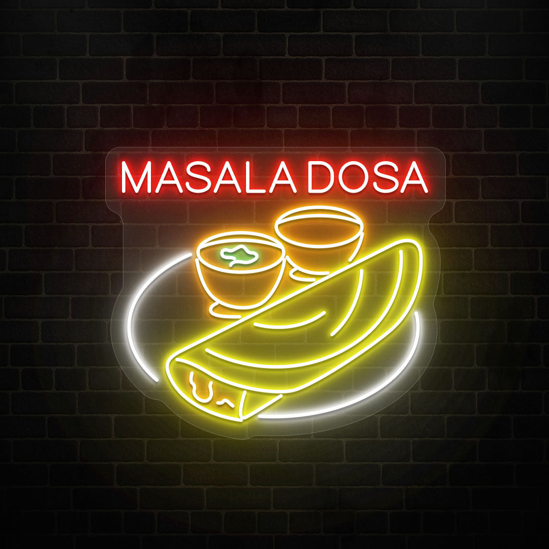 Masala Dosa Neon Sign