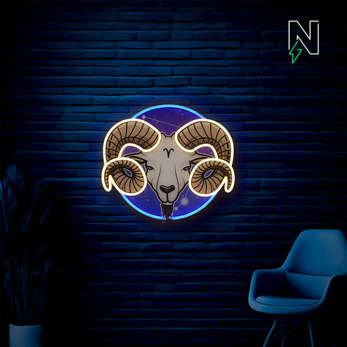 Aries Neon Sign