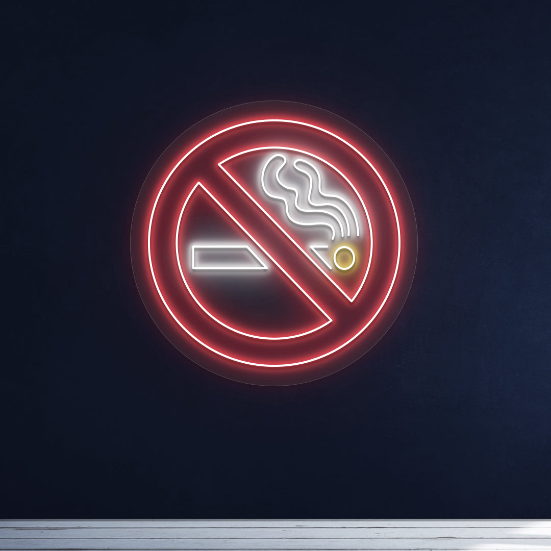 No Smoking Neon Sign