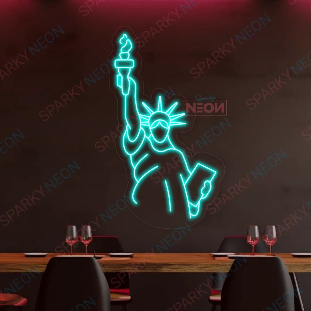 Statue of Liberty Neon Sign