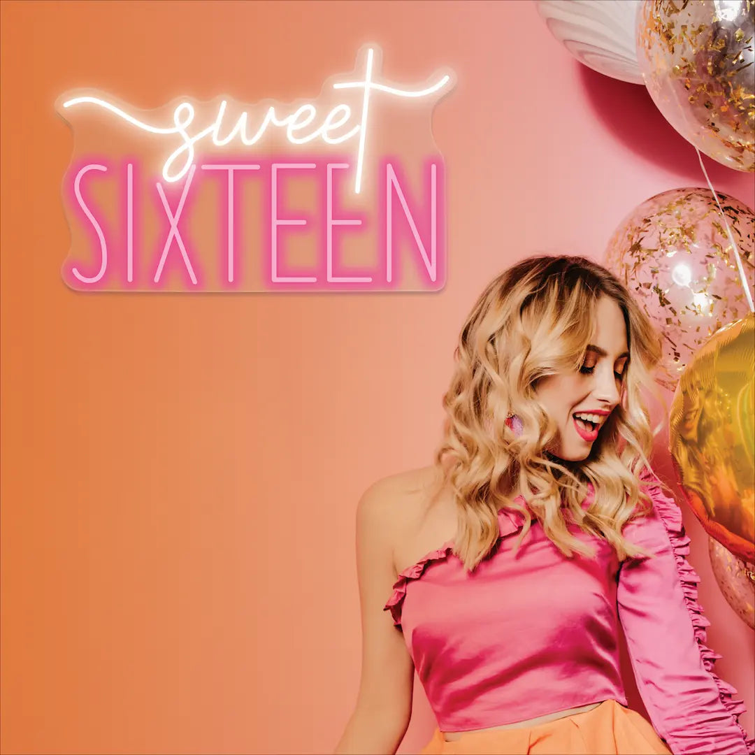 Sweet Sixteen Neon Sign