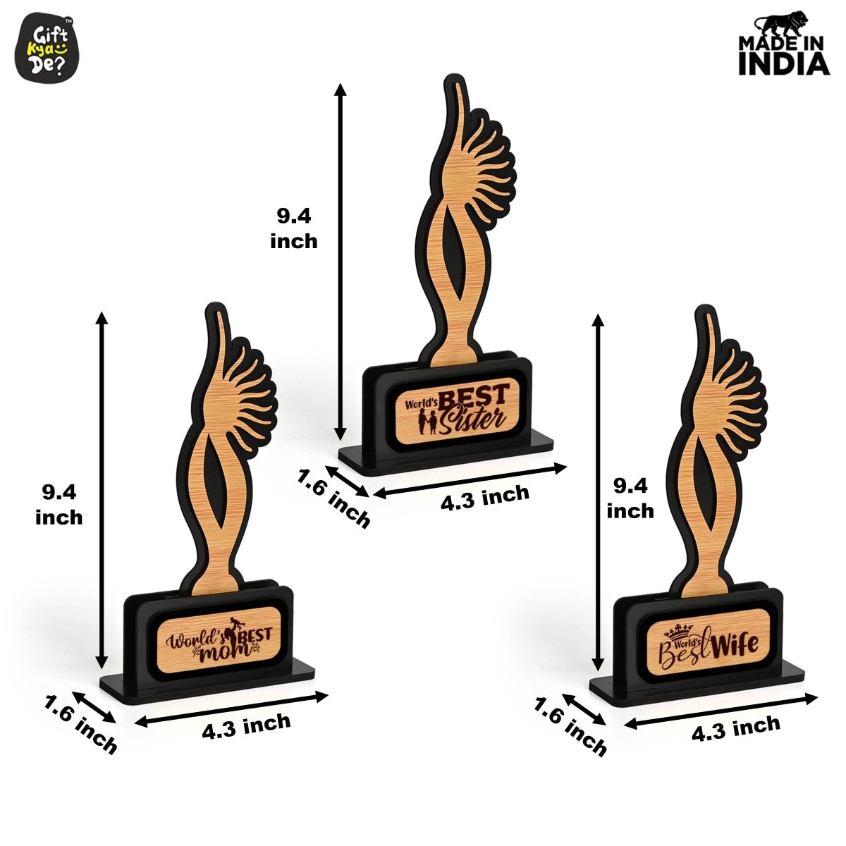 Women's Day Gifts for 3 Great Women's Of Our Life | Trophy & Awards | Gifts For Women's