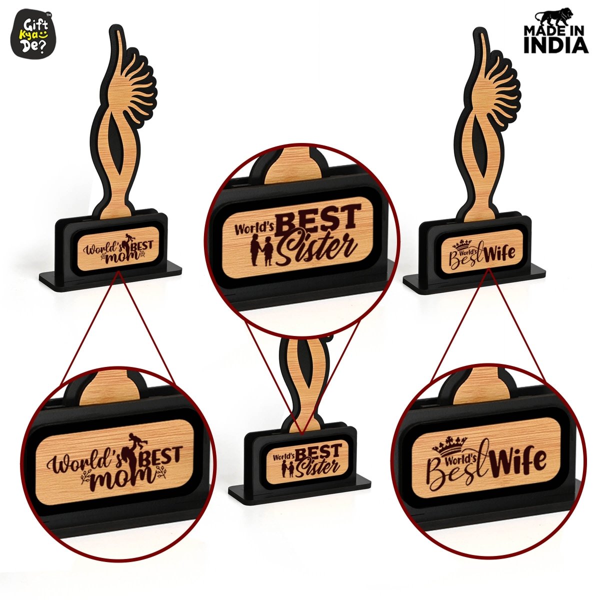 Women's Day Gifts for 3 Great Women's Of Our Life | Trophy & Awards | Gifts For Women's