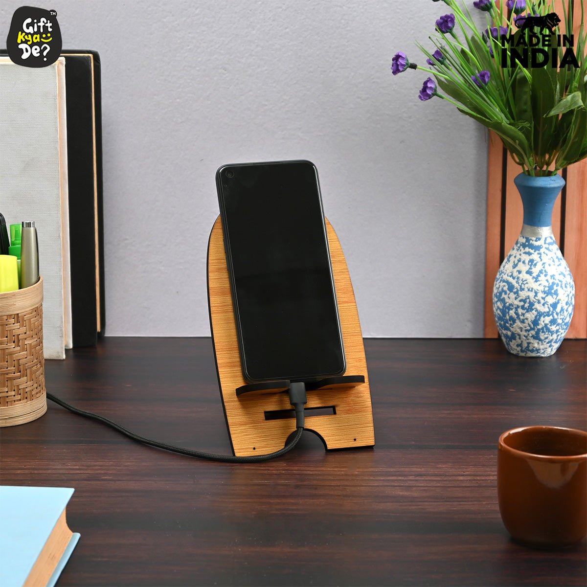 Mobile Stand With 3 Level | Mobile Holder for Table | Compatible with All Mobile Phones
